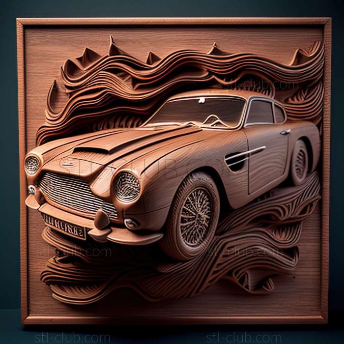 3D мадэль Aston Martin DB4 (STL)